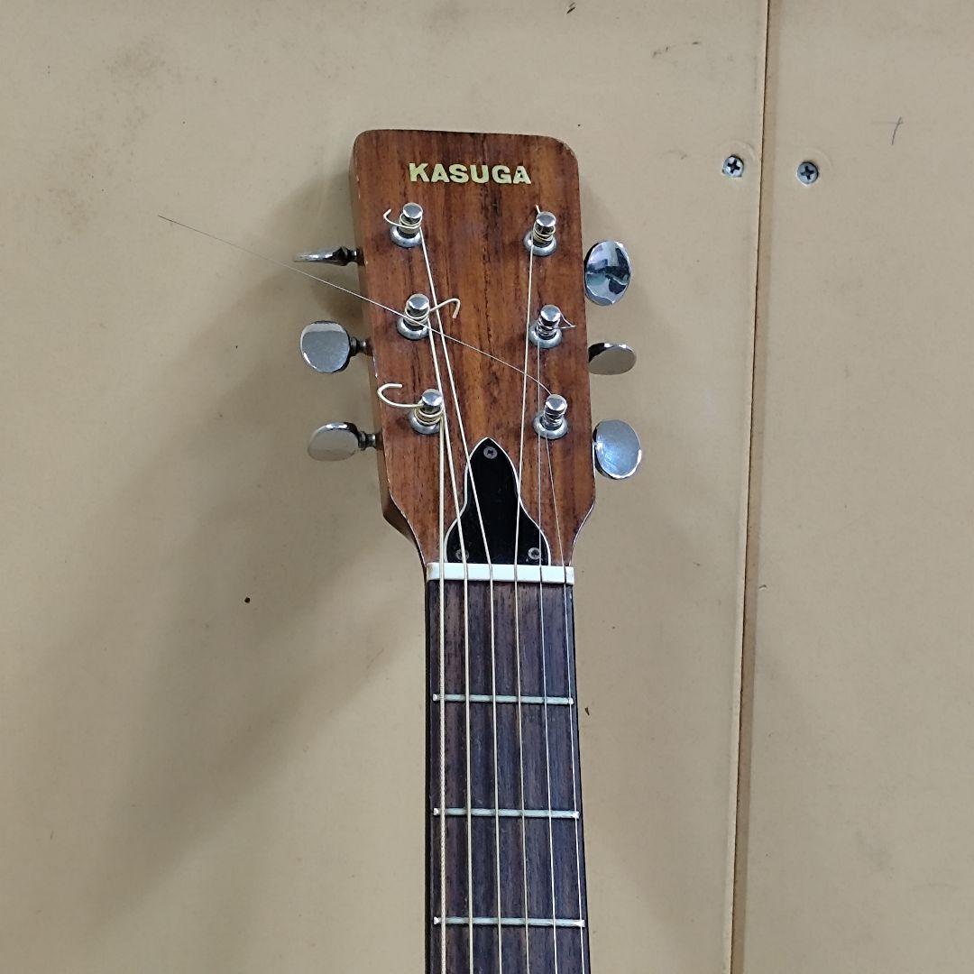 春日楽器 F-401 アコースティックギター ケース、カポタスト オマケ付