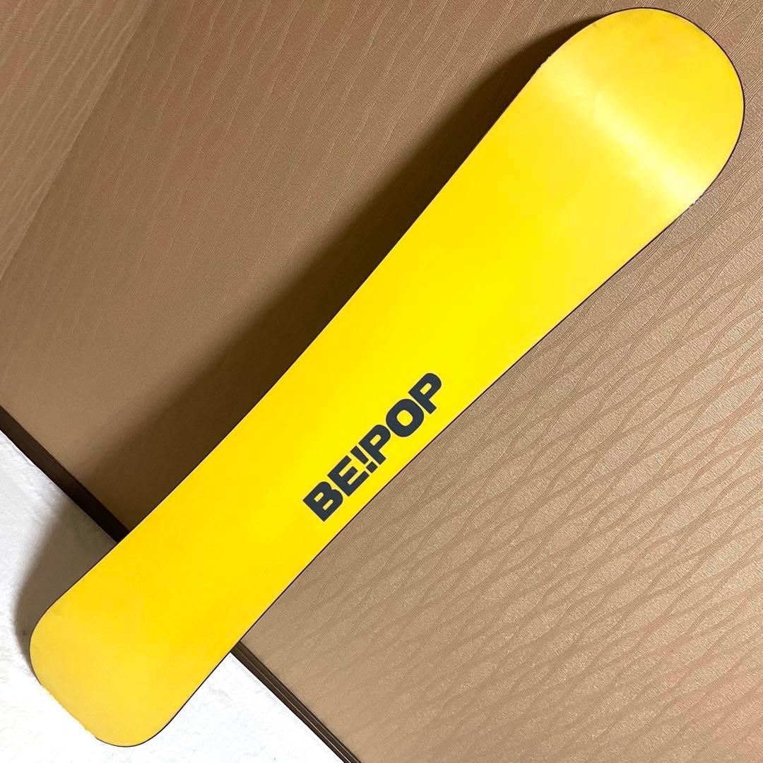 【早い者勝ち】 BE!POP スノーボード 150cm 黒×黄