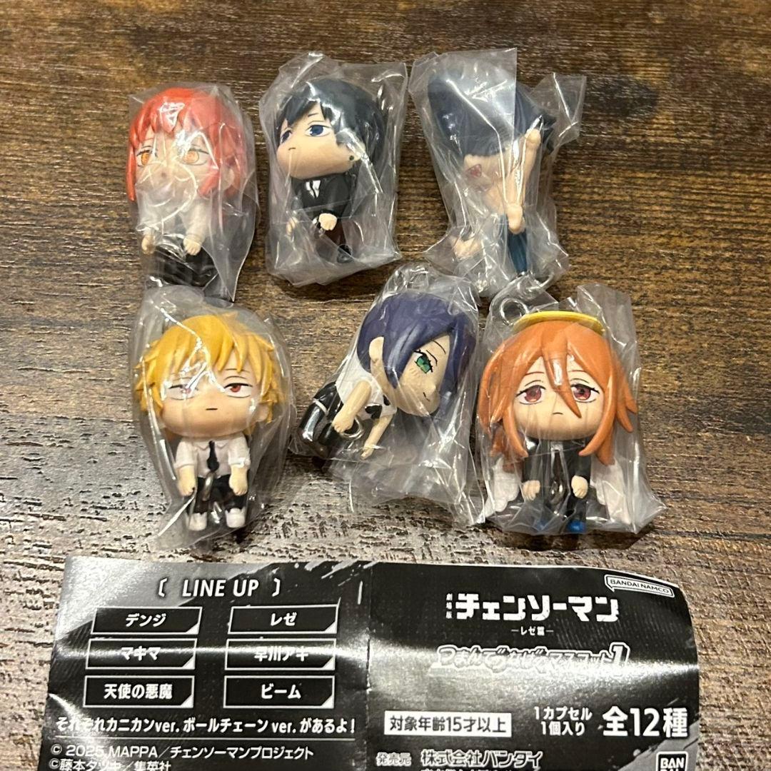 チェンソーマンレゼ篇 つまんでつなげてマスコット1 コンプリートセット カニカン