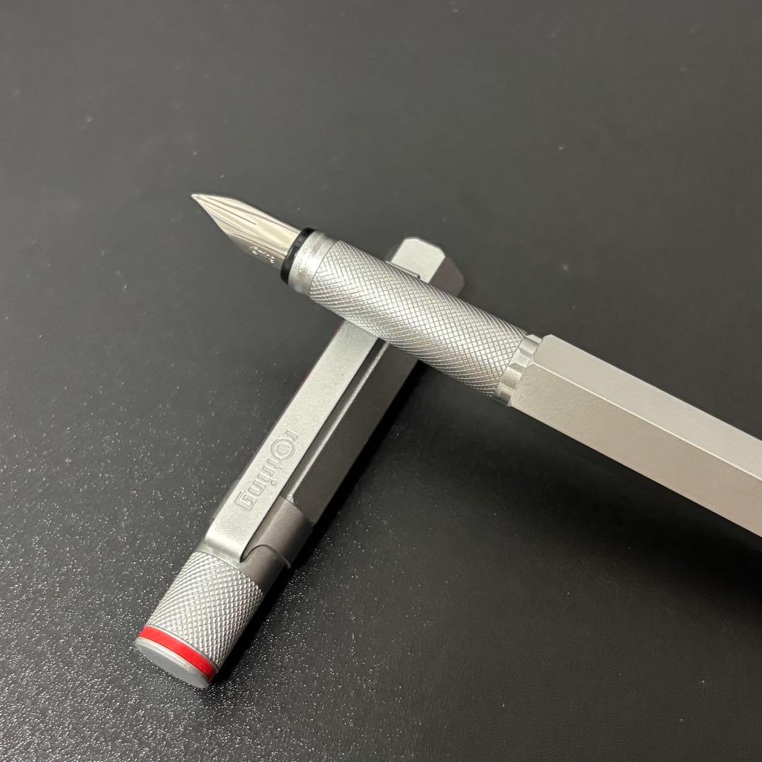 ロットリング 600 シルバー 万年筆 Fニブ