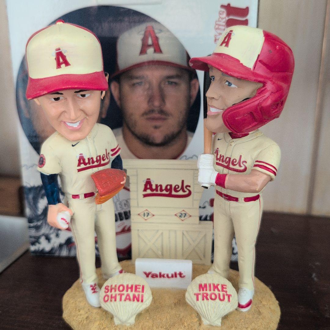 非売品　大谷翔平　マイク・トラウト ボブルヘッド