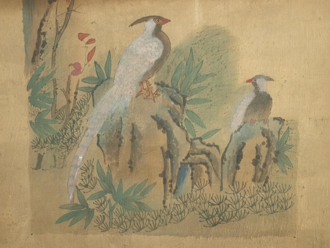 古美術 民間中国清時代の人物図　肉筆絵　激安骨董品 BD305A13-2