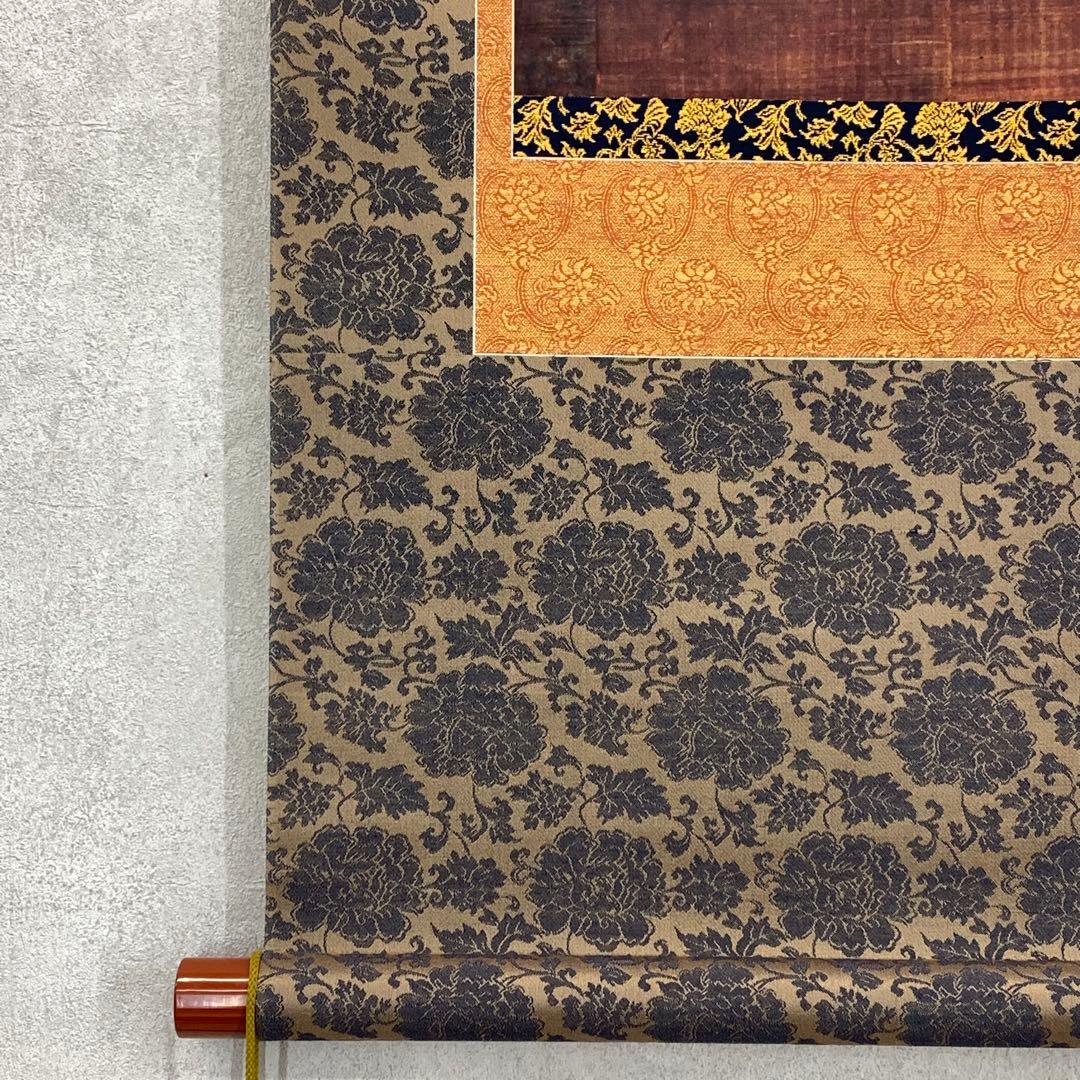 掛軸 国宝 普賢菩薩像 木箱 工芸印刷 賢美閣 仏事 仏画 仏像 1-1-3