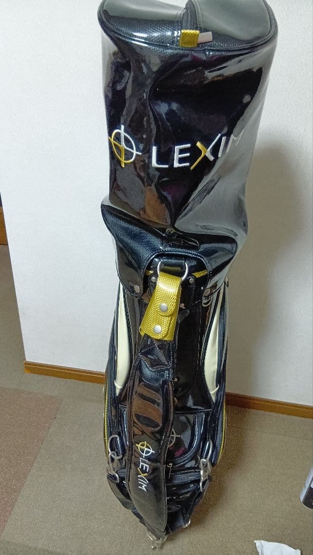 メンズ　キャディバッグ　LEXIM 3点式　黒