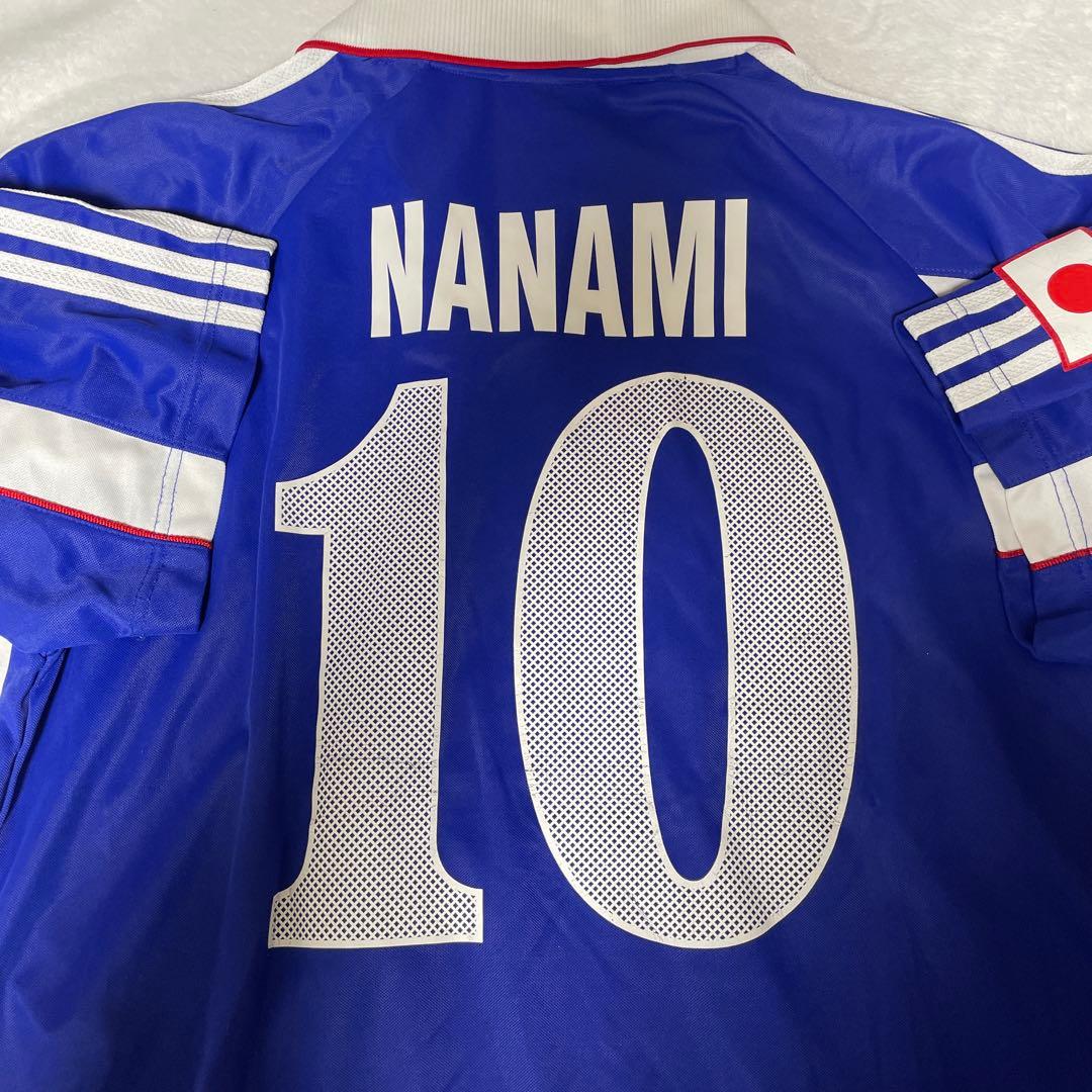 サッカー日本代表　【サイン入り】 10名波浩選手ユニフォームLサイズ