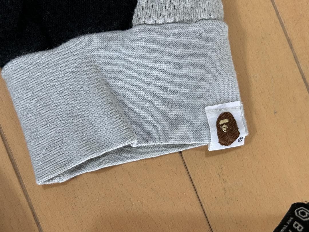 90'S A BATHING APE CYCLES メッシュ グレー ロンT