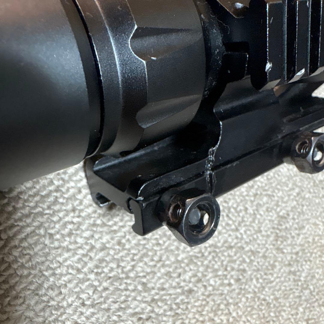 スコープ ブラック 大口径 フリップアップキャップ付き