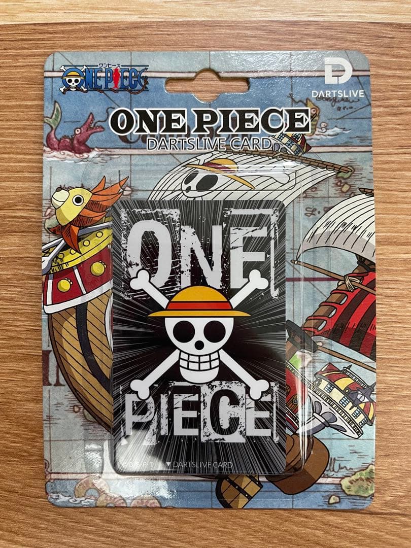 新品未使用 麦わらの一味の海賊旗 ダーツライブカード 絶版