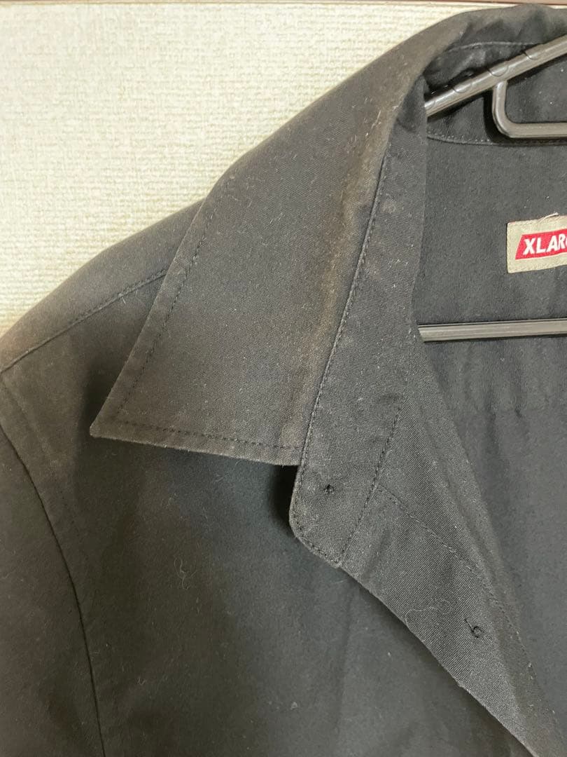 マンウィズアミッション　エクストララージ　戦闘服　半袖シャツ　黒　Lサイズ