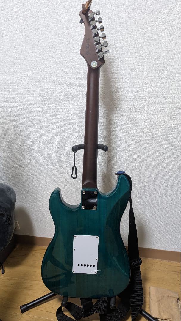 Bacchus BSH-850RSM/STG エレキギター ストラト 緑