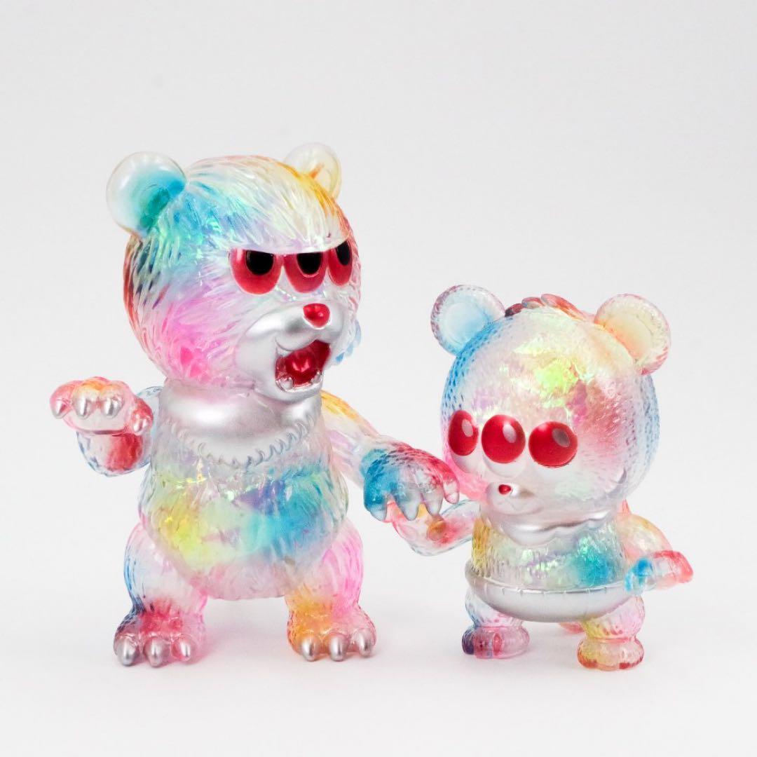 【ART JUNLIEXPEACH HELL】クマラ親子 ハッピーセット　ソフビ