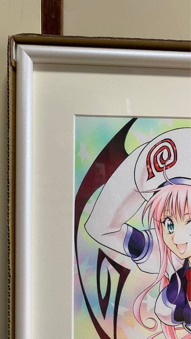 『To LOVEる-とらぶる-』高級複製原画 〈トラブル１ 舞い降りた少女〉