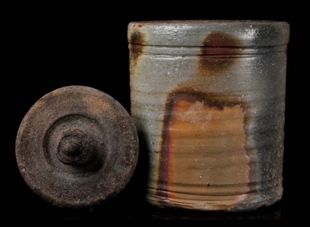 備前焼水指　山本陶秀　人間国宝　茶器　茶具