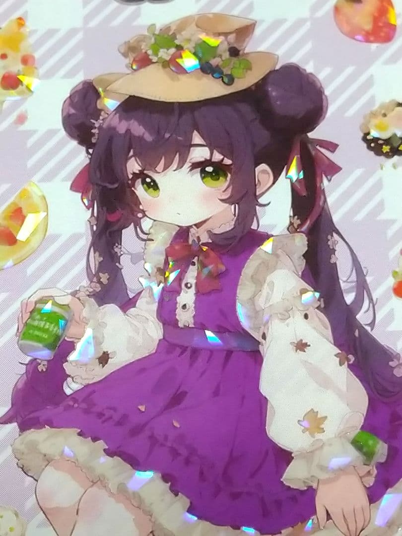 廃盤品✩J1068＃莓果庄园(贝壳光)未定義切売り海外人物マステ女の子AIマステ