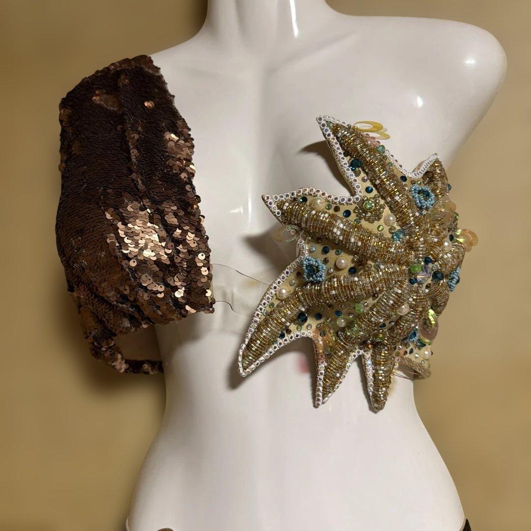 ベリーダンス セットアップ ブラウン マルチカラーEgypt set up