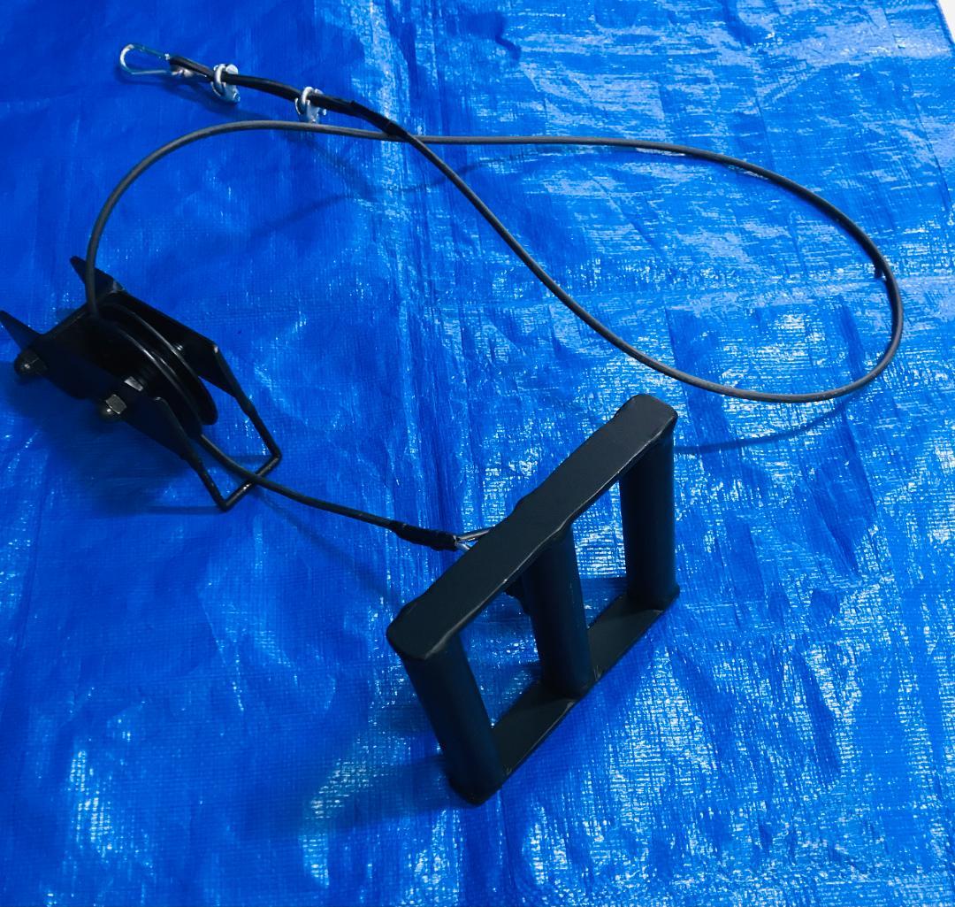 パワーテック社ハーフラック(WB-HR19)専用　ラットロー 奥柱・スタック式