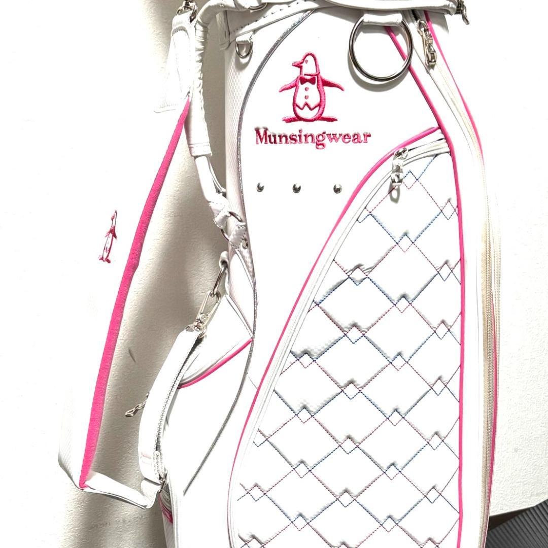 【フォロー割】 中古 マンシングウェア キャディーバッグ レディース