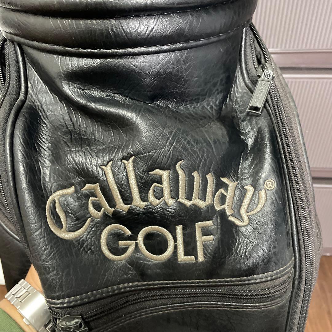 キャロウェイ　ツアーキャディバック　本革　ビンテージ