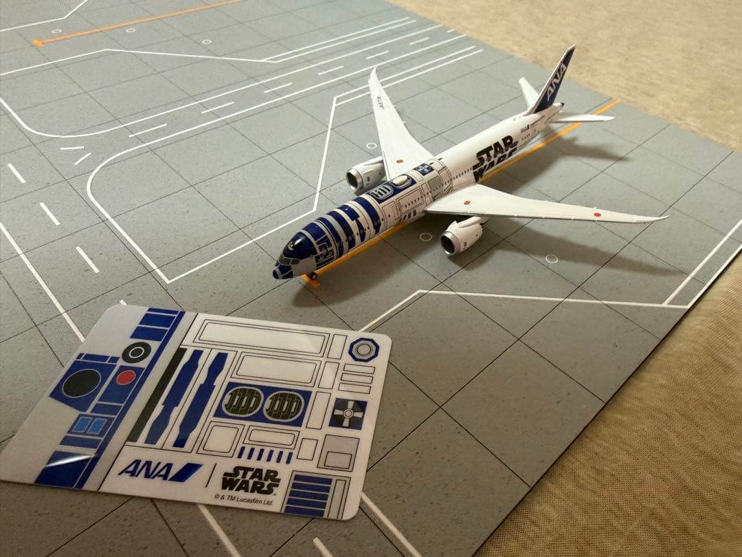 ANA STARWARS塗装 模型 JA873A 1/400