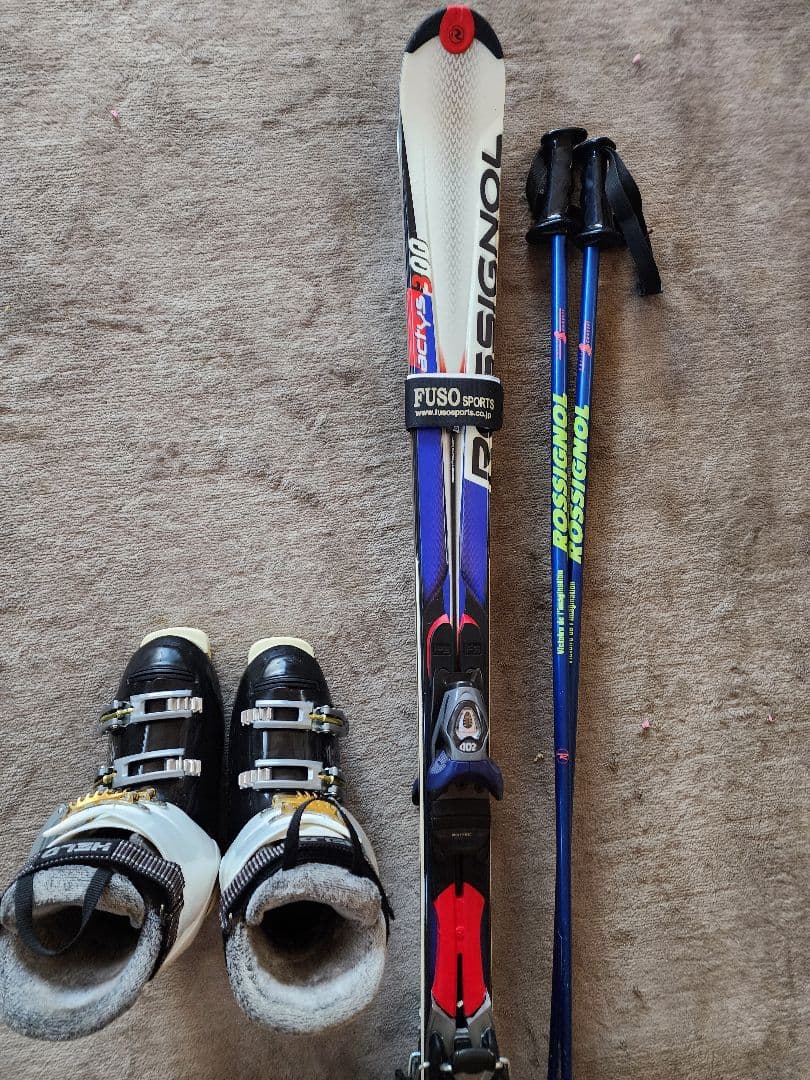 ROSSIGNOL カービンクスキーセット☆ブーツ26cm☆ストック