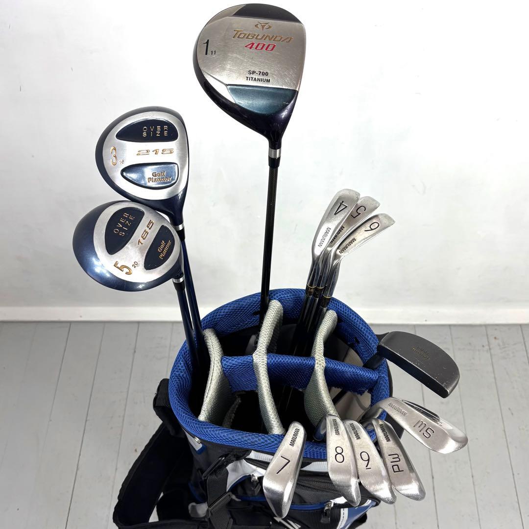 本格派 メンズゴルフクラブ 12本 フルセット ゴルフセット お試し品 初心者向