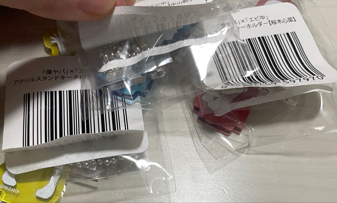 私立恵比寿中学　僕の心のヤバイやつ コラボキーホルダー　僕ヤバ　エビ中