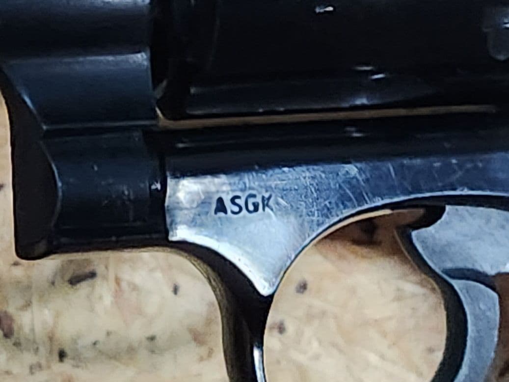 く*じ様 マルシン　ガスガン　旧型　S&W　M29　6インチ　黒銀2挺セット　金