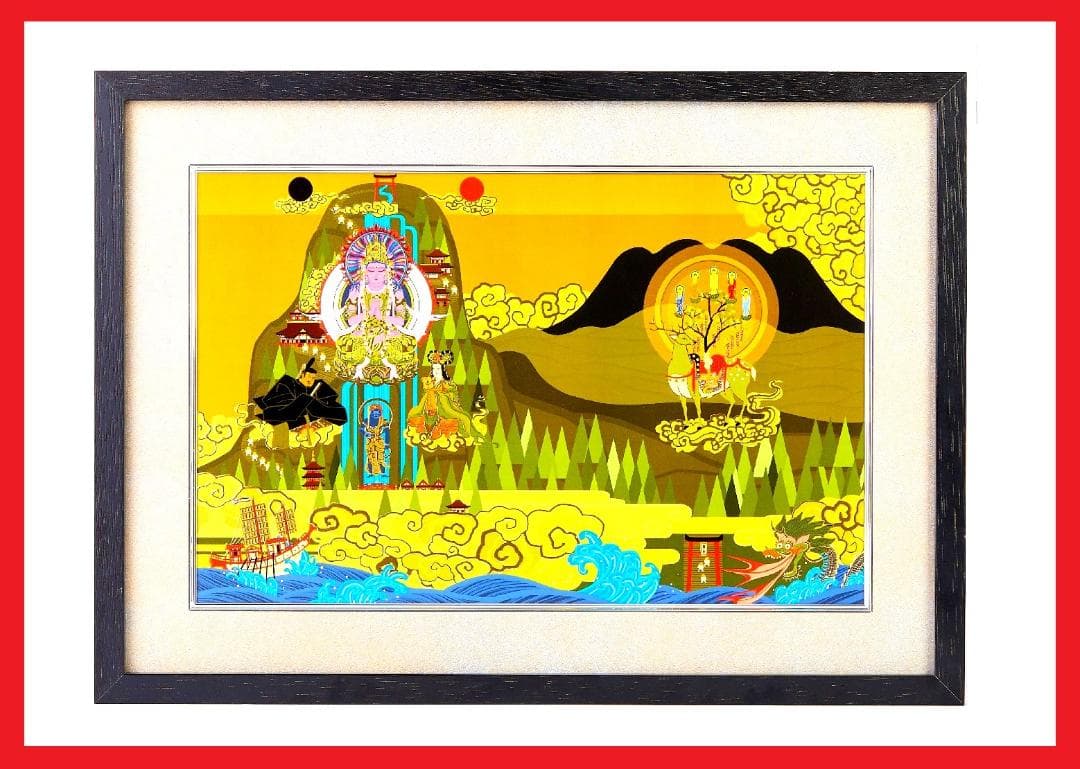 ★新品同様★イスム HAKUジクレ pop’n Buddha 日本曼荼羅★J6