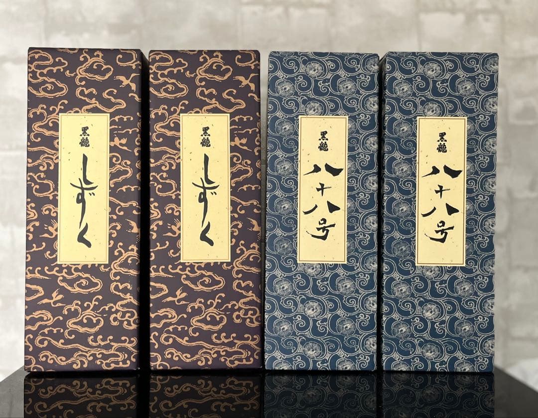 最新物 黒龍 しずく 八十八号 720ml 各2箱 計4箱