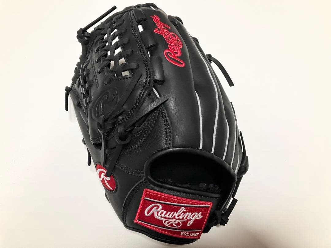 稀少左利き【右手着用】ローリングス 軟式野球 /ソフトボール兼用グラブ 成人用