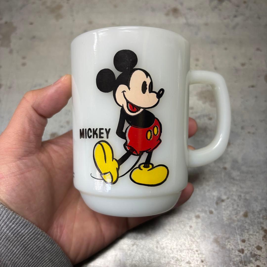 77s-FIRE KING anchor hocking ディズニー マグ