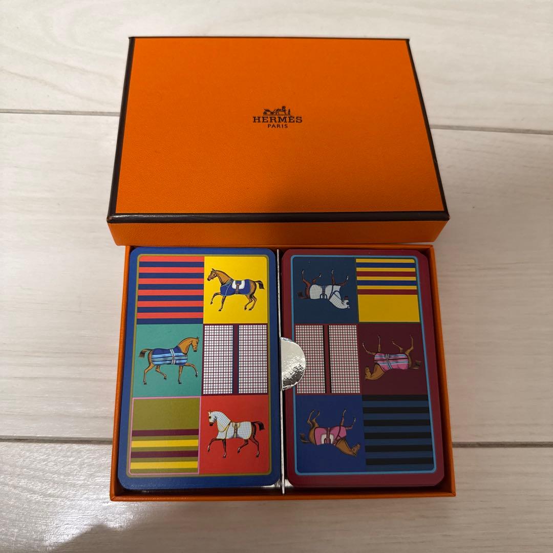 HERMES 馬のイラスト トランプセット