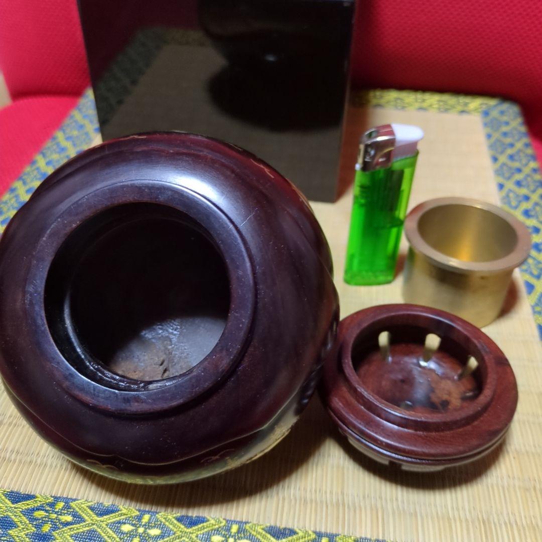 香炉、黒檀、紫丹!?蒔絵