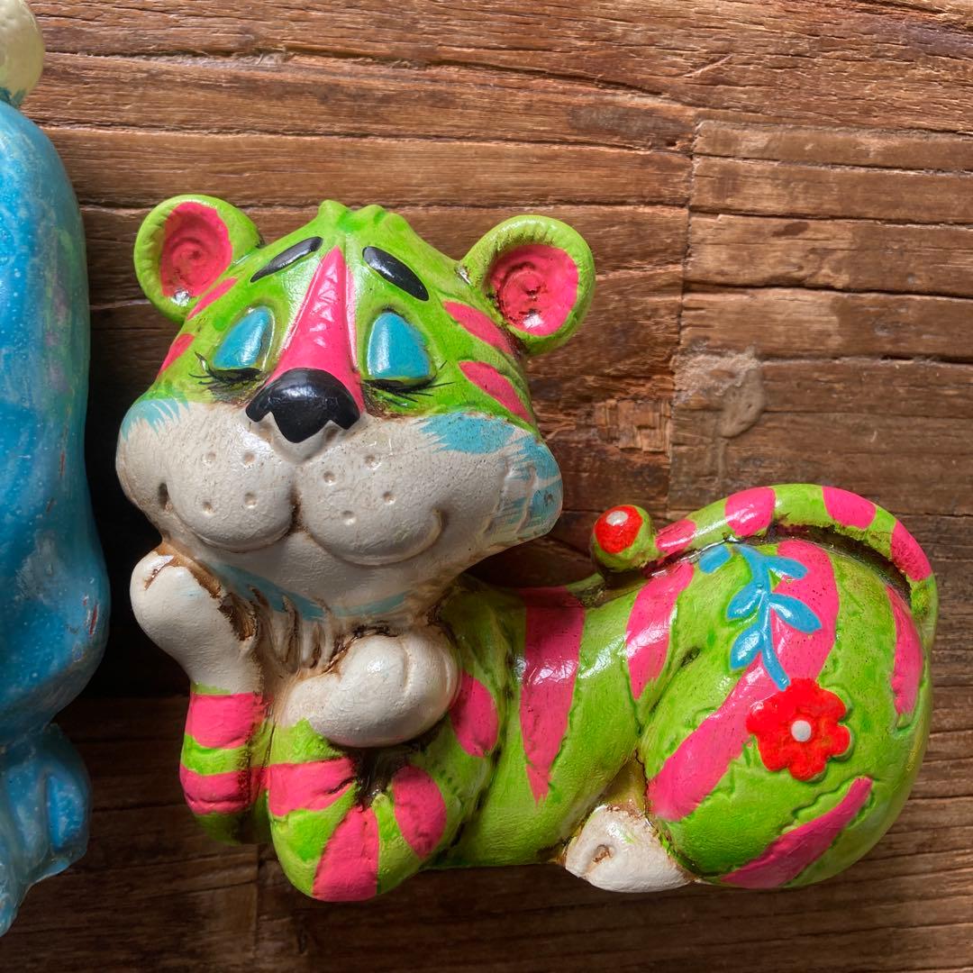 60s ヴィンテージ　フィギュア　ヒッピー　バンク　貯金箱　サイケデリック