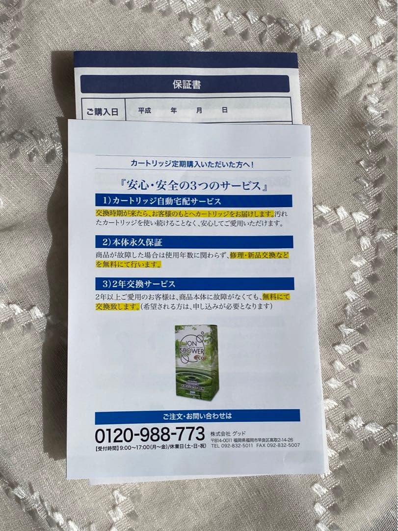 イオンシャワーヘッド