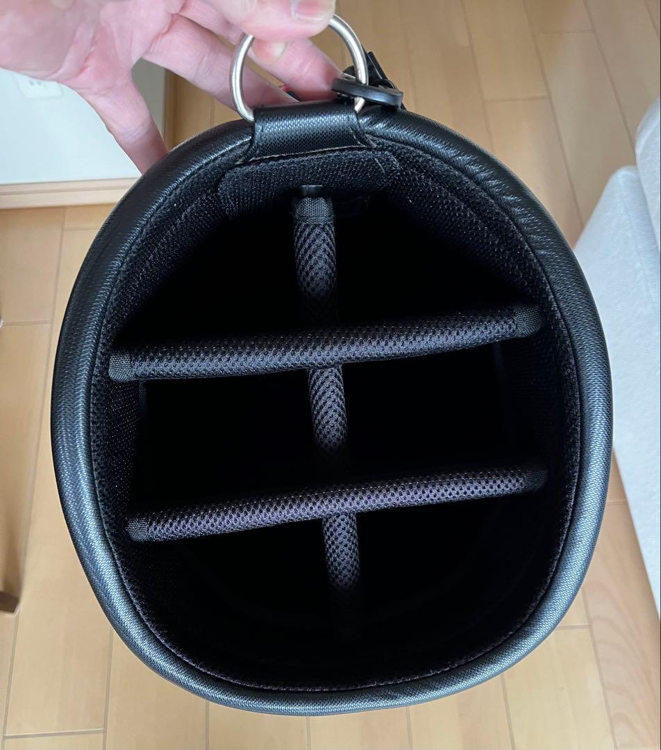 美品 ルコックスポルティフ ゴルフ　lecoq キャディバッグ　黒　9.5型