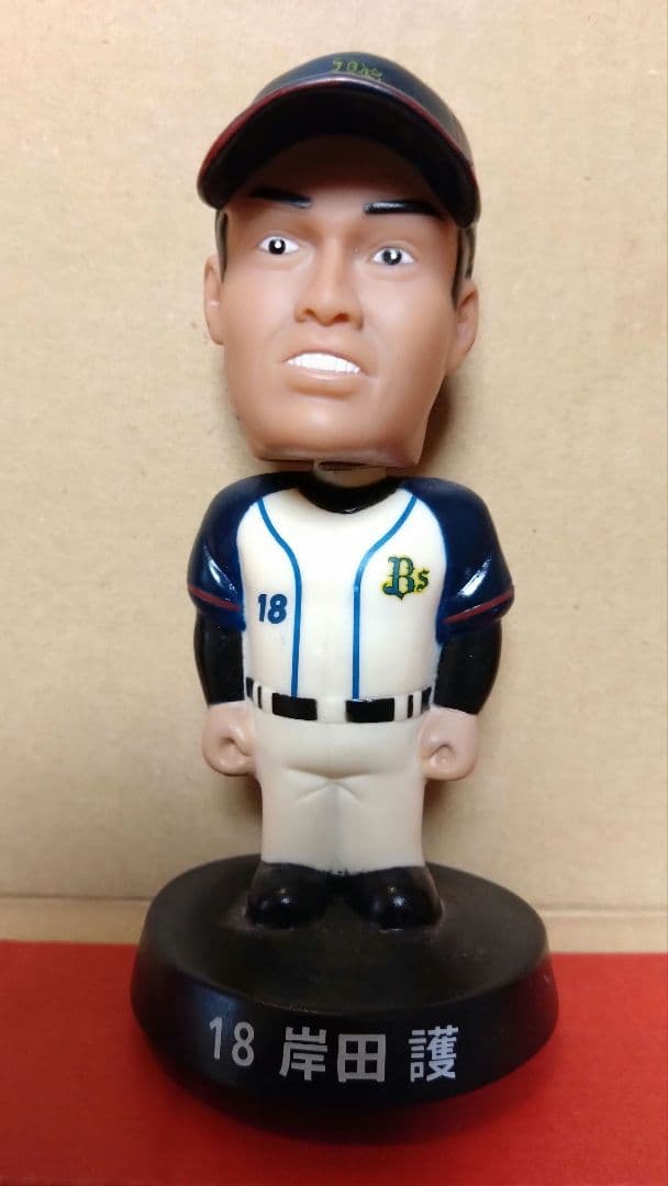 ☆オリックス監督就任#71オリックスバファローズ☆#18岸田投手首振りフィギュア