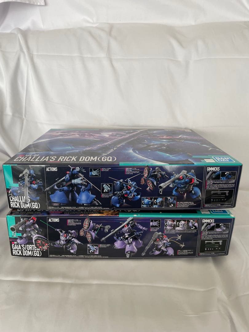 HG MS-09 リック・ドム シャリア・ブル/ガイア・オルテガ機2体セット