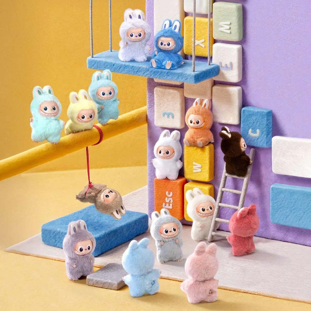 ラブブ PIN FOR LOVE ぬいぐるみペンダント A-M ピース 2個