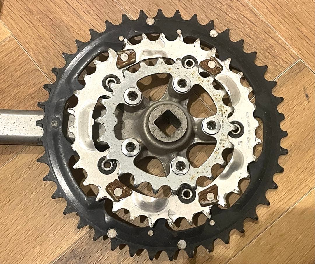 オールドシマノ　デオーレLX 3×８　コンポセット　 ペダル付　Shimano