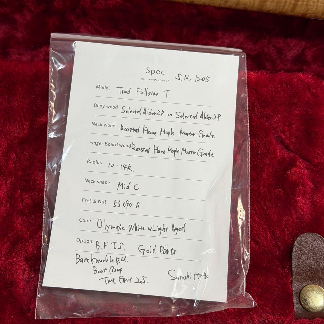 ギター Infinite Trad Fullsize T LightAged White