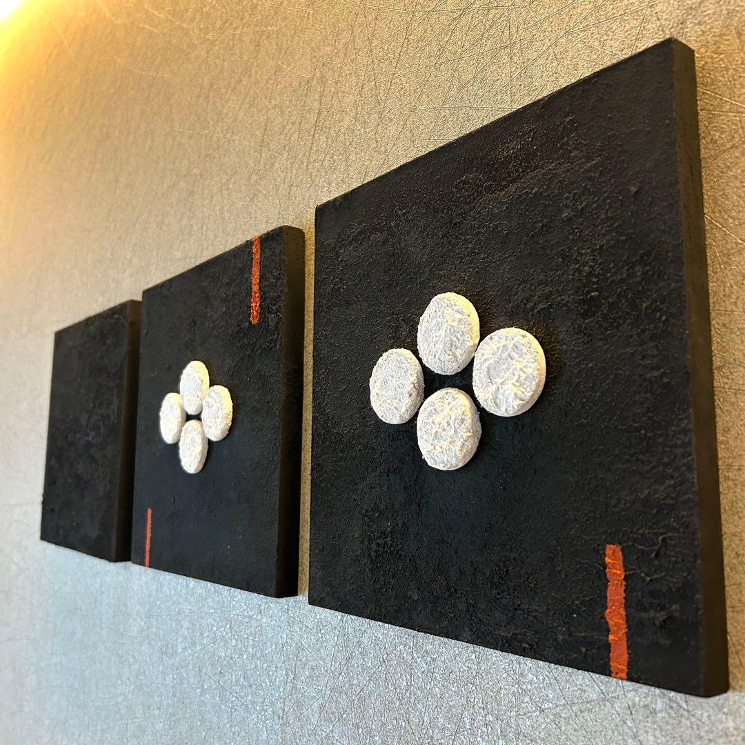 【Japanese Art Panel】　和モダン 漆喰　アートパネル