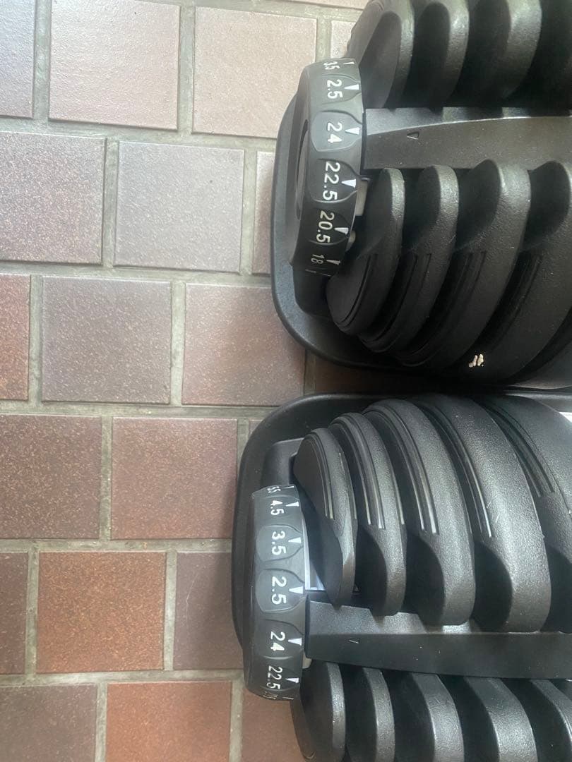 調整可能ダンベル 2.5kg-24kg 2個セット
