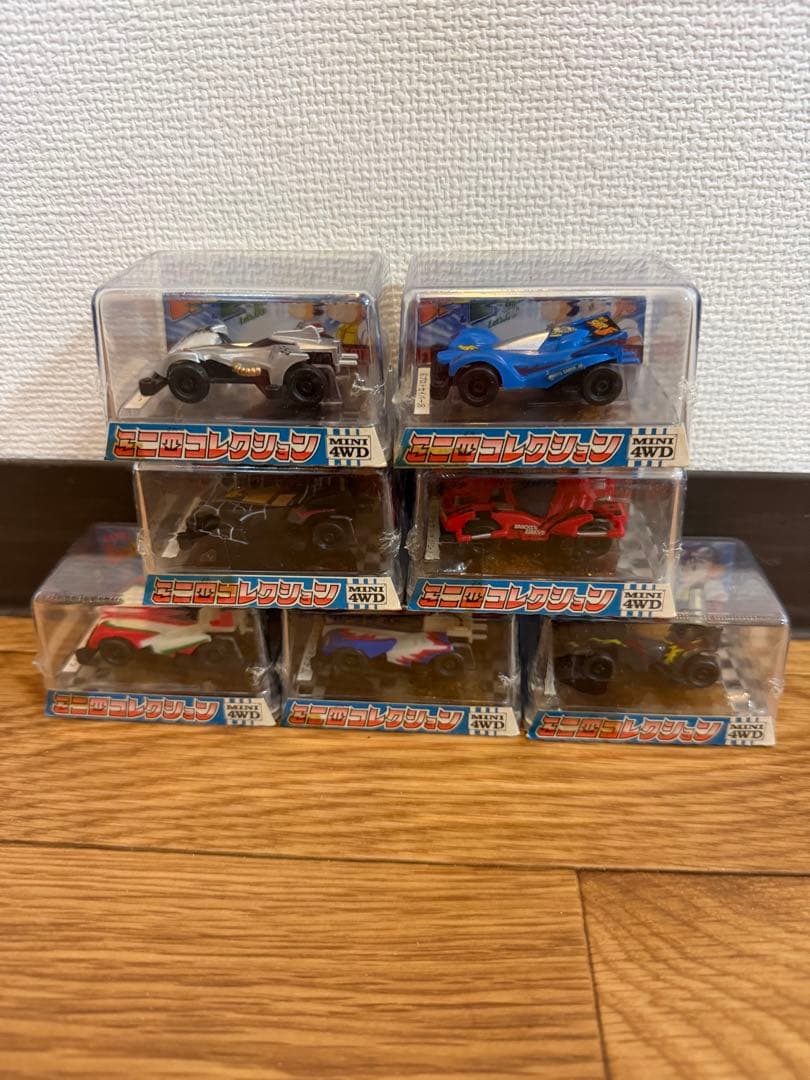 爆走兄弟レッツ&ゴー！ミニ四駆コレクション　レイスティンガー　当時物　７個セット