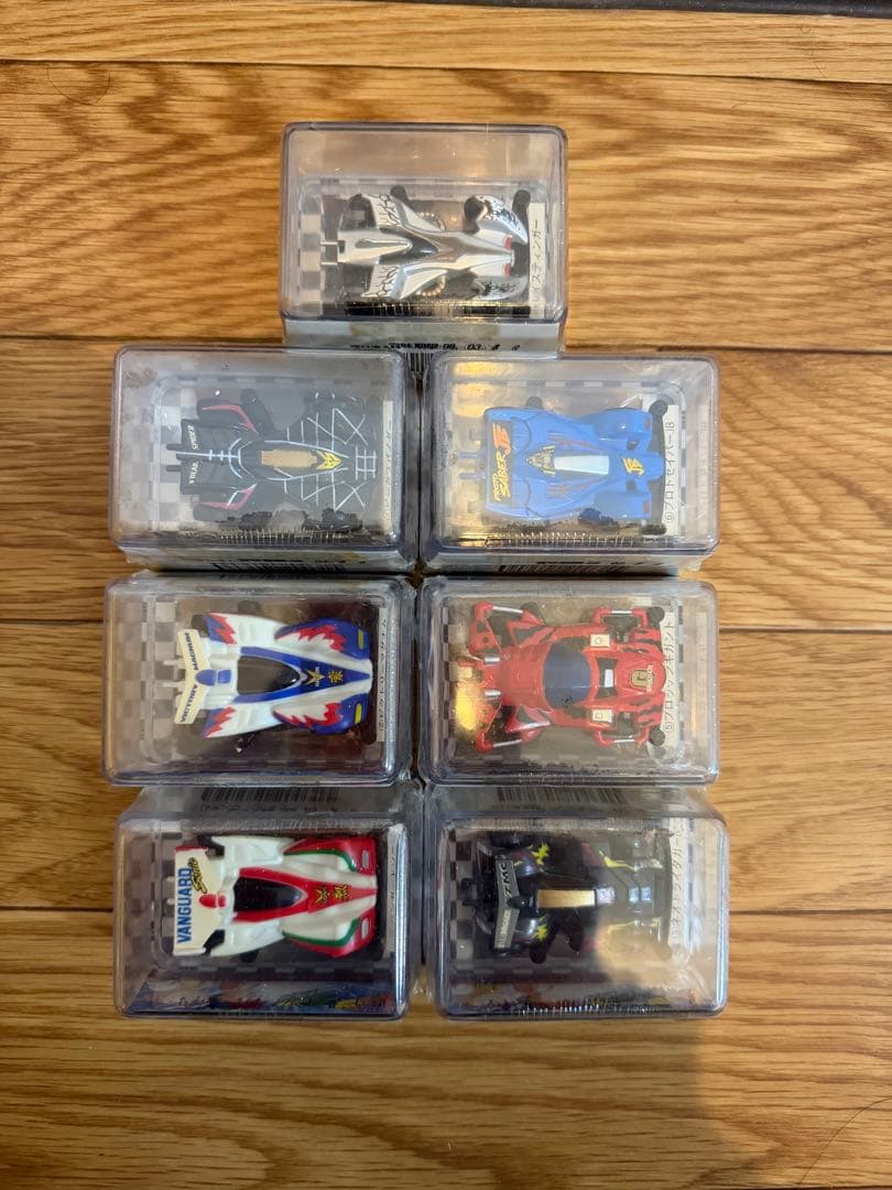 爆走兄弟レッツ&ゴー！ミニ四駆コレクション　レイスティンガー　当時物　７個セット