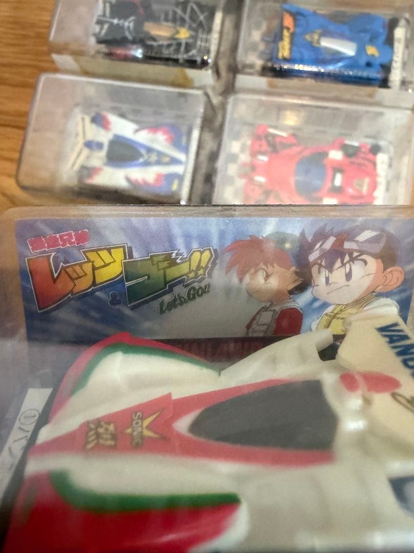 爆走兄弟レッツ&ゴー！ミニ四駆コレクション　レイスティンガー　当時物　７個セット