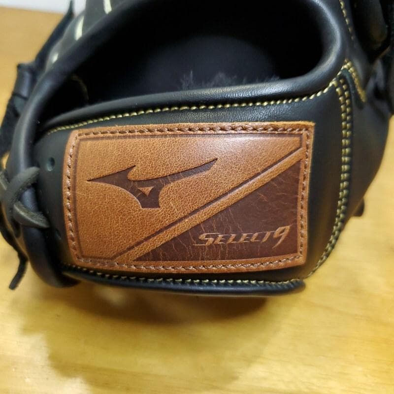ミズノ セレクトナイン SELECT9 限定革ラベル 美品 外野用 軟式グローブ