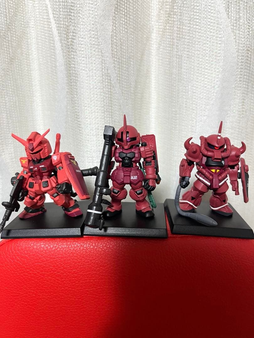 ガンダムコンバージ　創作ジークアクス世界線シャア専用機体セット（オマケ付き）