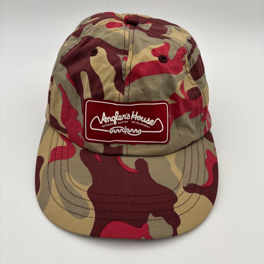 レア　アングラーズハウス　カモフラ　キャップ　スナップバック 迷彩　日本製