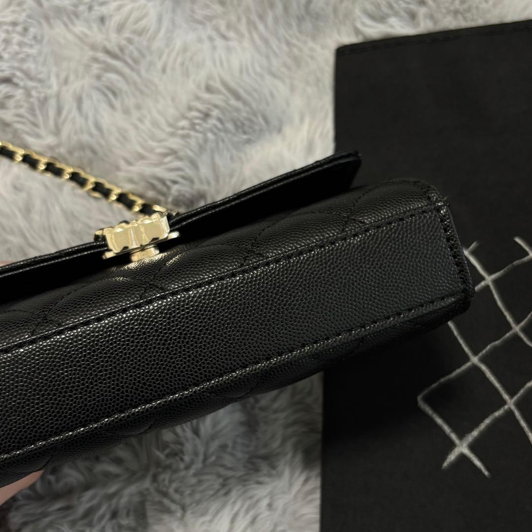 シャネル ショルダーバッグ ウォレット マトラッセ ノベルティ